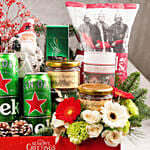 Beer and Treats Lover Holiday Wishes Hamper