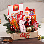 Merry Christmas Chocolates and Santa Tray