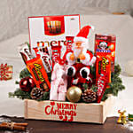 Merry Christmas Chocolates and Santa Tray