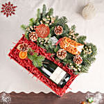 Red Wine Christmas Gift Box