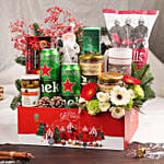 Beer and Treats Lover Holiday Wishes Hamper