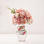 January Birthday Wish Flower Vase