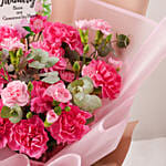 Birthday Wish Carnations Bouquet