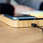 Personalized Bamboo Wireless Charger Docking Station