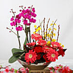 Phalenopsis and Gerberas Beauty Arrangement