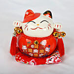 Ceramic Lucky Cat Piggy Bank