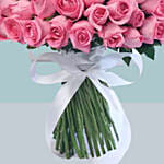 99 Pink Roses Bouquet For Valentine