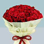 99 Red Roses Bouquet For Valentine