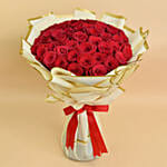 520 V Day bouquet of 52 Roses for Valentine