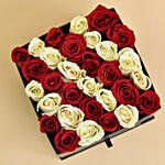 Love Floral Roses with Chocolates For Valentines Day