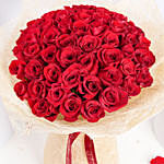 Love Expression Valentine 50 Red Roses