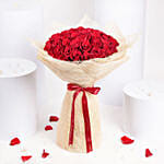 Love Expression Valentine 50 Red Roses