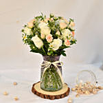 Radiant Love Medley Arrangement in Crystal Embrace Vase