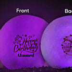 Happy Birthday Luminous Lamp with Engraving 10cm