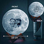 I Love You to the Moon n back Luminous Lamp with Engraving 10cm