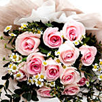 Titanic Love Rose Chamomile Love Bouquet For Valentines