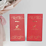 Titanic Love Rose Chamomile Love Bouquet For Valentines With Chocolates Bar