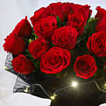 LED Elegance Rose Embrace Bouquet