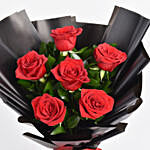 Bunch of Beautiful 6 Red Roses