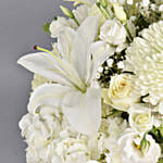 Enchanting White Flowers Arrangement