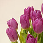 Purple Tulips Arrangement