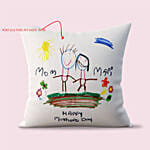 Mothers Day Children Art Cushion