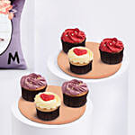 Fabulous Mom Personalised Cushion with Cupcakes