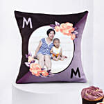 Fabulous Mom Personalised Cushion with Cupcakes