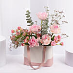 Pink Roses Blush Flower In Bag