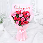 Sending You Love Roses Hand Bouquet