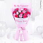 Be My Valentined Roses Bouquet