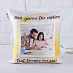 Fathers Day Cushion and Yellow Rose Gift