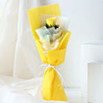 Fathers Day Cushion and Yellow Rose Gift