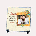 Personalised Stone Photo Frame