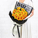 Vibrant Gerbera Bouquet For Best Dad