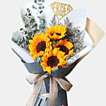 Bright Sunflowers Bunch for Fathers Day