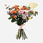 Flamboyant Mixed Flowers Bunch for Fathers Day