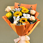 Graceful Mixed Flower Bouquet for Fathers Day