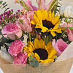 Joyous Mixed Flowers Bouquet for Fathers Day