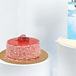 Cake with Greeting Card for Dad