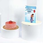 Cake with Greeting Card for Dad
