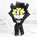 Elegant Rose Bouquet For Special Man