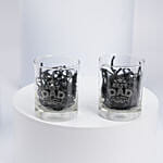 Best Dad Glass Set of 2