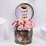 Lovely Pink Carnations Flowers For Graduation Day