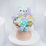 Mixed Soap with Teddy in a Pink Box