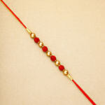 Earthly Blessings Rudraksha Rakhi N Cashew Delights