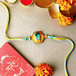 Enchanting Love in 3D Krishna Rakhi