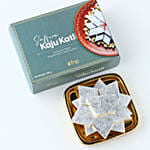 Enchanting Love in 3D Krishna Rakhi N Kaju Katli Delight