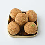 Graceful Pearl Ethnic Rakhi N Besan Laddoo