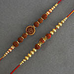Serene Spirit Rudraksha Rakhi